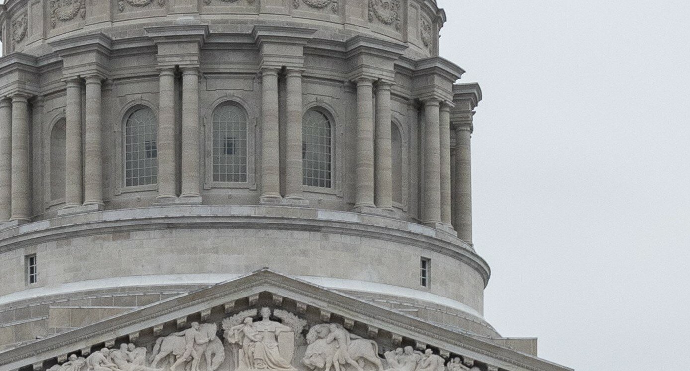 The Missouri Capitol dome in Jefferson City